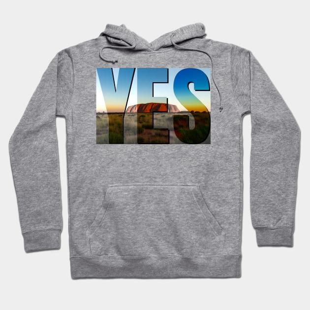 Vote YES to Indigenous Voice To Parliament Australia Hoodie by Distinct Designs NZ